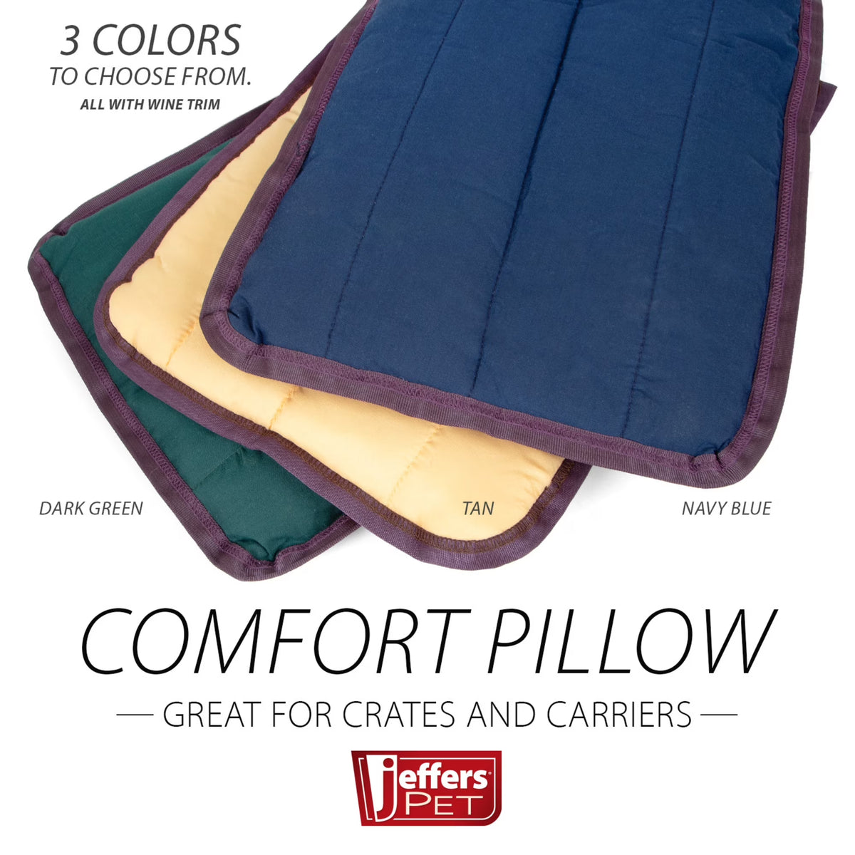 Pet Comfort Dog Pillow, Large 30" X 40", Dark Green – Machine Washable Dog Bed for House, Sofa, Crate & Travel – Poly Cotton Shell, Winter Warmth, Soft, Comfy, Durable, Top Pet Bedding