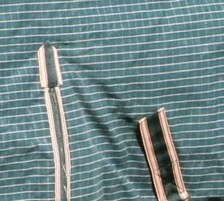 Basic Canvas Turnout Blanket for Horses, 75" - Green & White Check